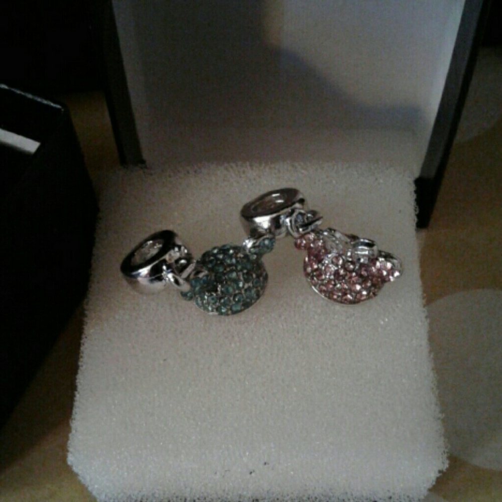 Mickey and Minnie Dangle euro beads
